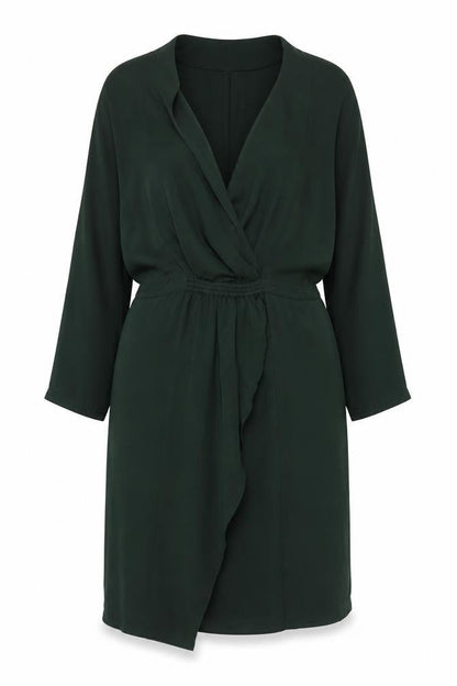 Gap Women's Green Dress, Size 14, Elegant V-Neck Design
