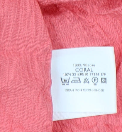 Berkertex Women's Pink Sleeveless Button Dress, Size 12