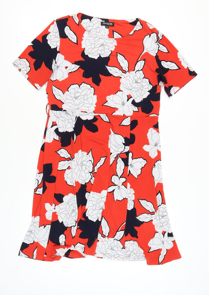Debenhams Women's Multicoloured Floral Dress - 14