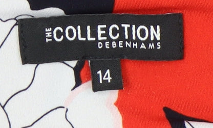 Debenhams Women's Multicoloured Floral Dress - 14