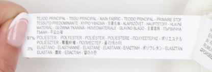 Zara Women's White Jumpsuit Short Sleeve Size S