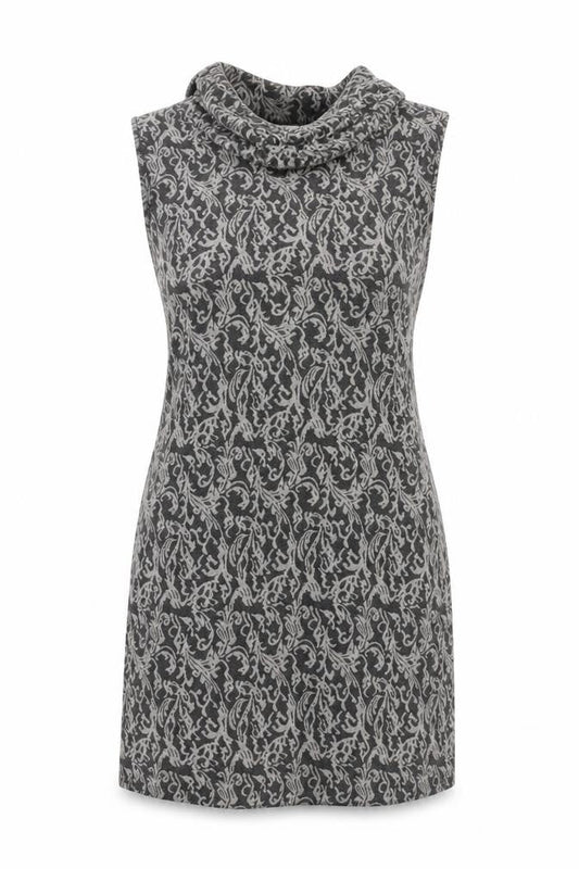 Apricot Women's Grey Sleeveless Cowl Neck Dress