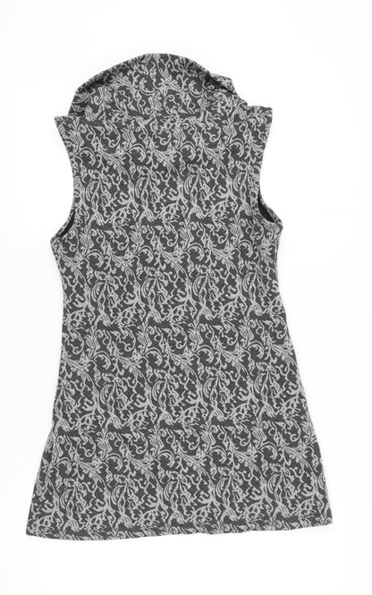 Apricot Women's Grey Sleeveless Cowl Neck Dress