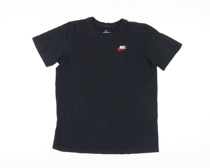 Unisex Adults UK Size L Nike Black Basic T-Shirt