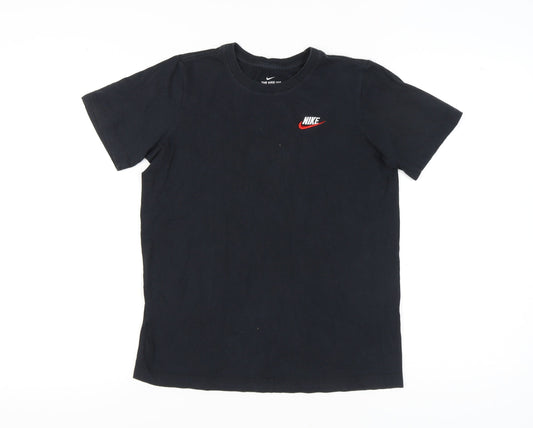 Unisex Adults UK Size L Nike Black Basic T-Shirt