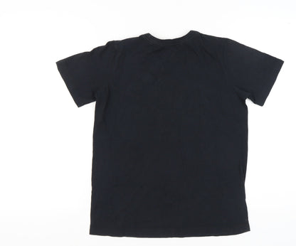 Unisex Adults UK Size L Nike Black Basic T-Shirt