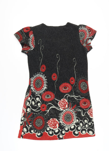 Apricot Women's Black Short Sleeve Dress S