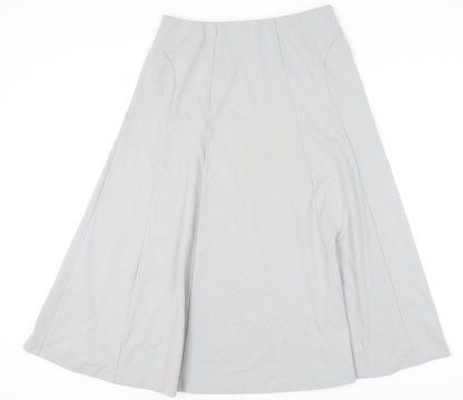 Damart Women's Grey A-Line Long Skirt Size 14