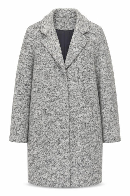 Womens UK Size 12 Mint Velvet Grey Overcoat