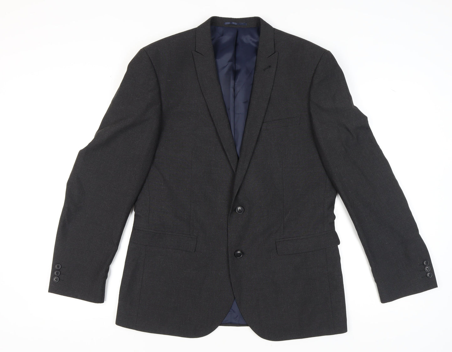 Next Men's Grey Blazer 42 Regular Jacket