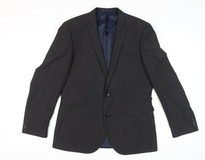 Next Men's Grey Blazer 42 Regular Jacket