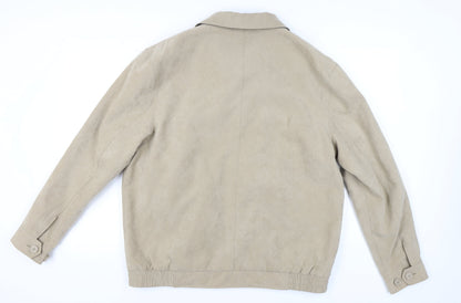 Mens UK Size L BHS Beige Basic Jacket