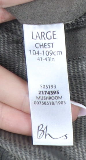 Mens UK Size L BHS Beige Basic Jacket