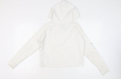 Womens UK Size 10 Jack Wills White Pullover Hoodie