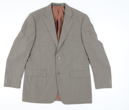 Mens UK Size 40 Greenwoods Regular Brown Suit Jacket