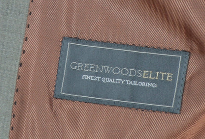 Mens UK Size 40 Greenwoods Regular Brown Suit Jacket