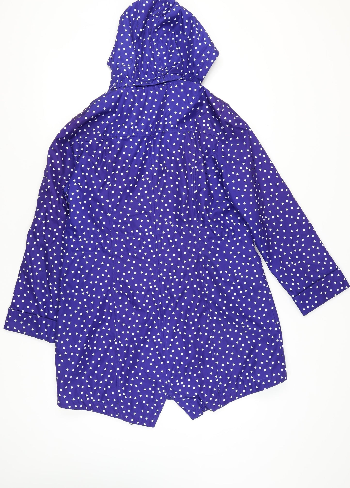 Womens UK Size 14 Finesse Blue Rain Coat