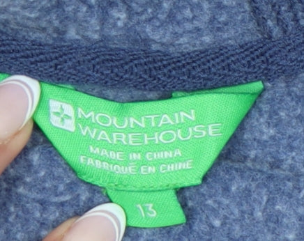 Mountain Warehouse Girls Blue Full Zip Hoodie