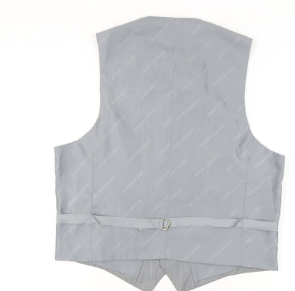 Vittorio St Angelo Men's Grey Suit Waistcoat 42L