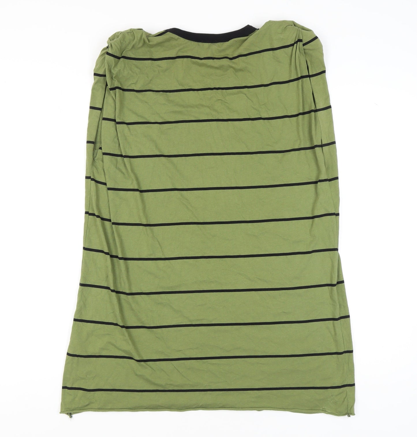ASOS DESIGN Women Green Striped Dress Size 10