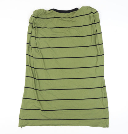 ASOS DESIGN Women Green Striped Dress Size 10