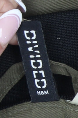 Womens UK Size 12 H&M Green Bomber Jacket
