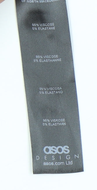 ASOS DESIGN Women's Red Strappy Dress Size 8