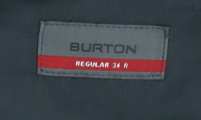 Mens UK Size 34 Burton Regular Grey Suit Jacket