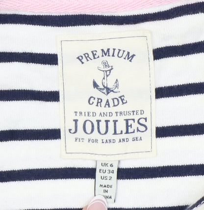 Joules Women's Striped T-Shirt Dress Size 6