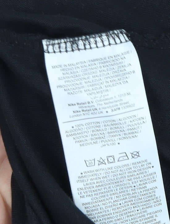 Jordan Men's Black Graphic T-Shirt, Medium