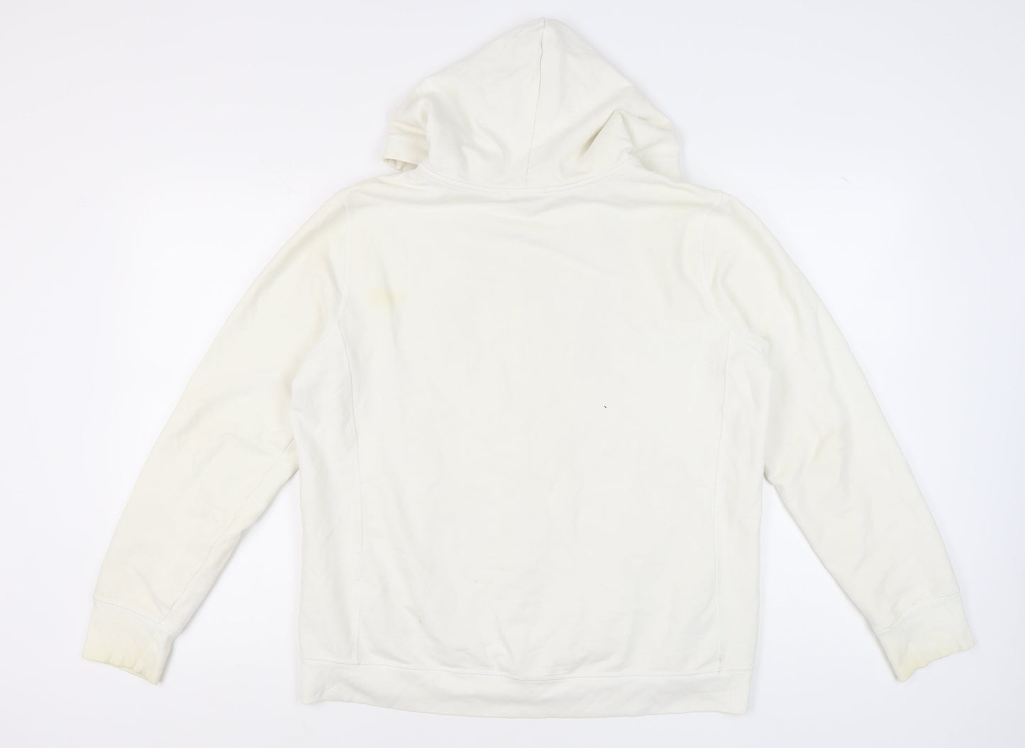 Gap Unisex White Full Zip Hoodie XL - Casual Style