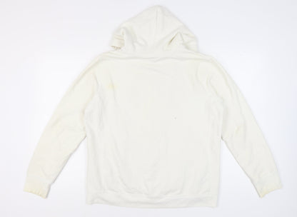 Gap Unisex White Full Zip Hoodie XL - Casual Style
