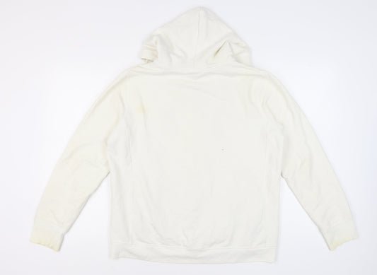 Gap Unisex White Full Zip Hoodie XL - Casual Style