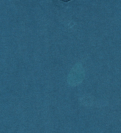 Tommy Hilfiger Men's Blue Cotton V-Neck T-Shirt, M