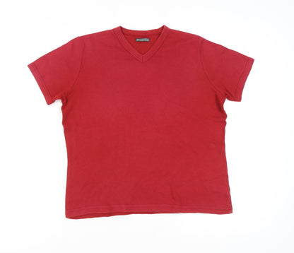 Unisex Adults UK Size L Hawkshead Red Basic T-Shirt