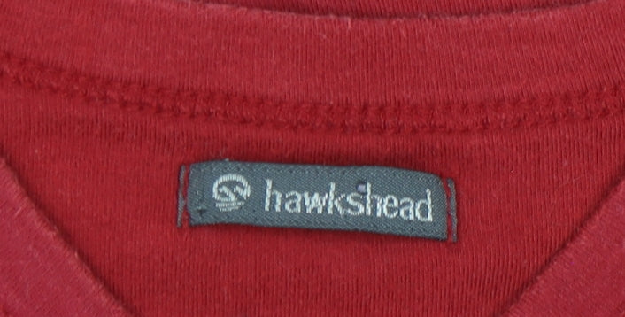 Unisex Adults UK Size L Hawkshead Red Basic T-Shirt