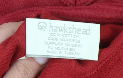 Unisex Adults UK Size L Hawkshead Red Basic T-Shirt