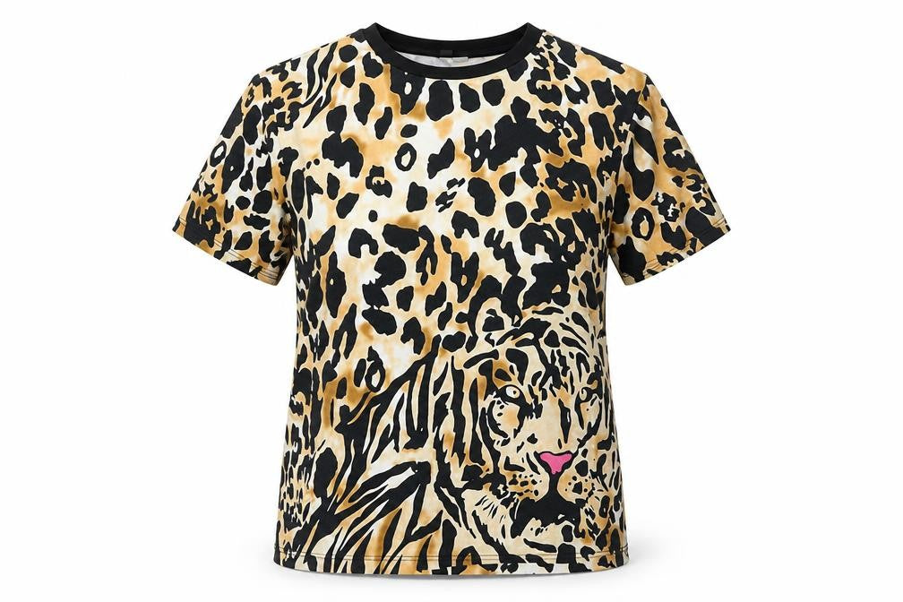 Womens UK Size 8 ASOS Multicoloured Basic T-Shirt