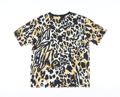 Womens UK Size 8 ASOS Multicoloured Basic T-Shirt
