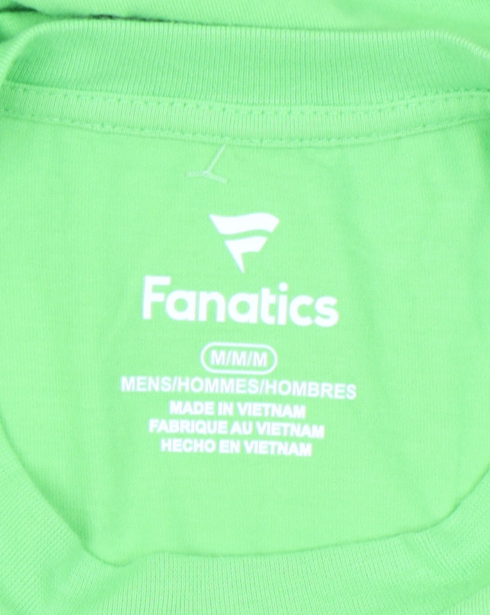 Mens UK Size M Fanatics Green  T-Shirt