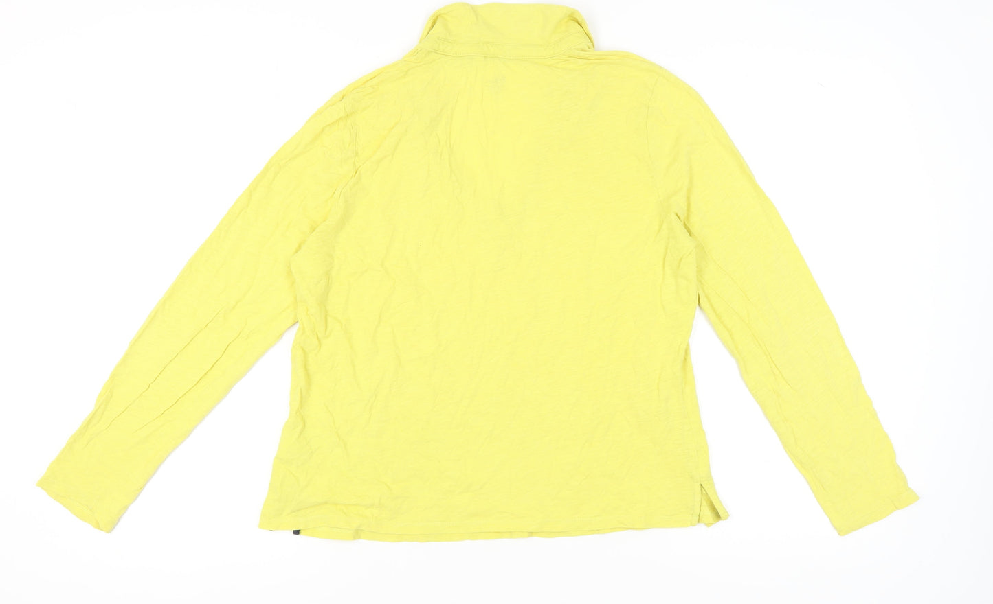 Womens UK Size L Boden Yellow Basic T-Shirt