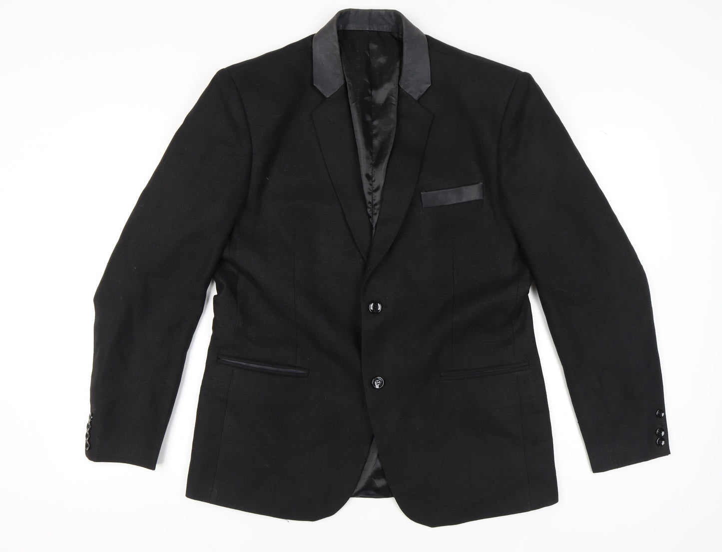 Arjay Men's Black Blazer Jacket Size 44 Regular
