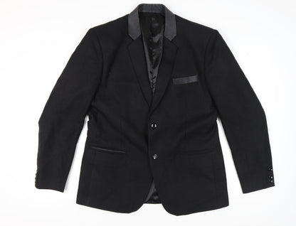 Arjay Men's Black Blazer Jacket Size 44 Regular
