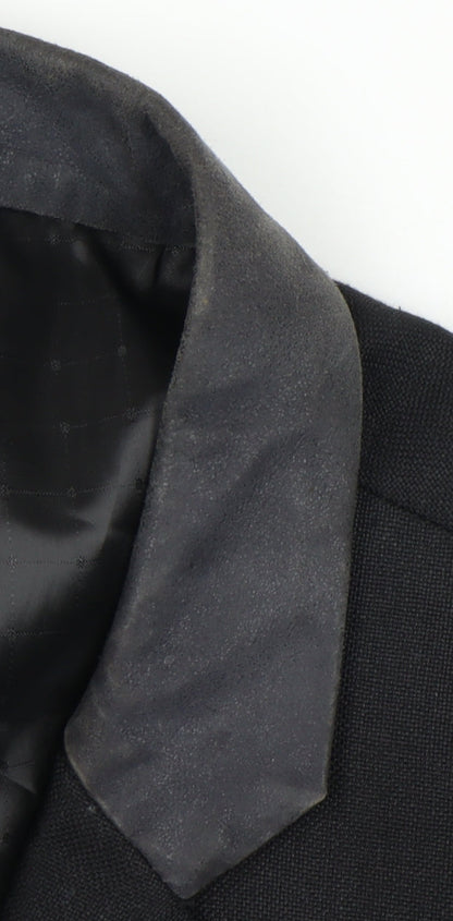 Arjay Men's Black Blazer Jacket Size 44 Regular