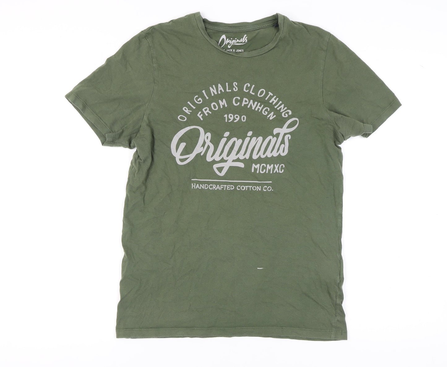 Mens UK Size M JACK & JONES Green  T-Shirt