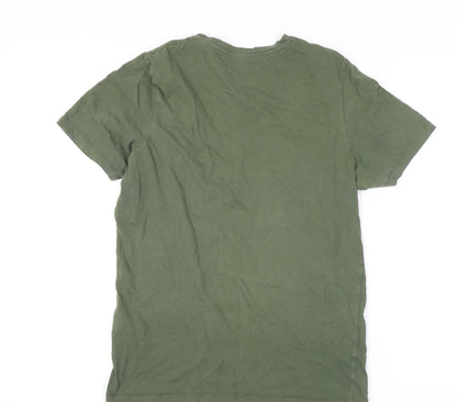 Mens UK Size M JACK & JONES Green  T-Shirt