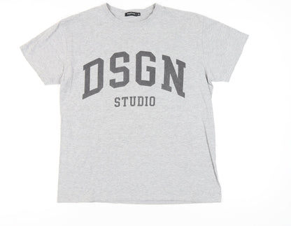 Mens UK Size M Boohoo Grey  T-Shirt