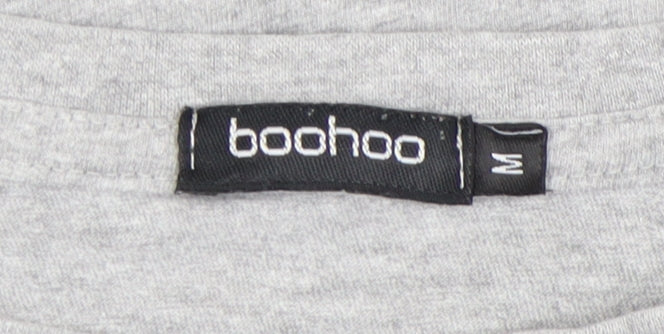 Mens UK Size M Boohoo Grey  T-Shirt