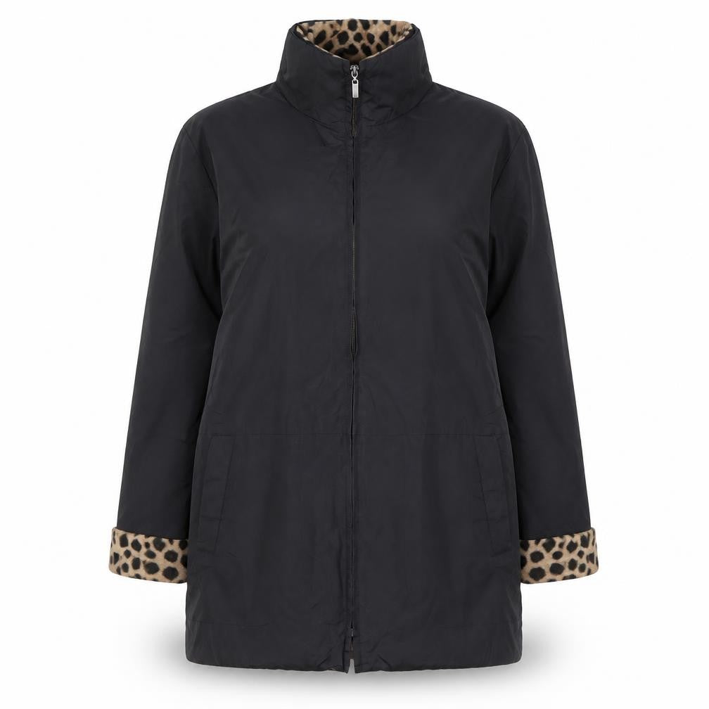 Womens UK Size 12 Klass Collection Black Puffer Jacket
