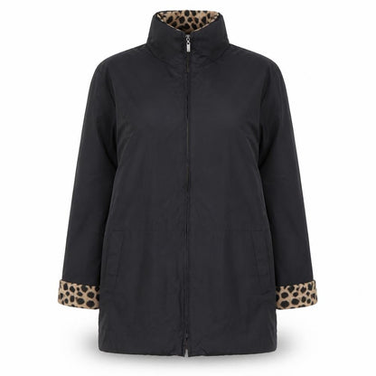 Womens UK Size 12 Klass Collection Black Puffer Jacket